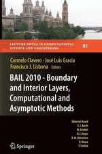 BAIL 2010 - Boundary and Interior Layers, Computational and Asymptotic Methods