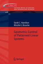 Geometric Control of Patterned Linear Systems