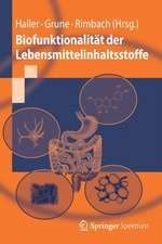 Biofunktionalität der Lebensmittelinhaltsstoffe