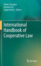 International Handbook of Cooperative Law