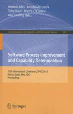 Software Process Improvement and Capability Determination: 12th International Conference, SPICE 2012, Palma de Mallorca, Spain, May 29-31, 2012. Proceedings