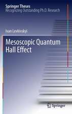 Mesoscopic Quantum Hall Effect