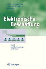 Elektronische Beschaffung: Stand und Entwicklungstendenzen