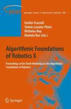 Algorithmic Foundations of Robotics X