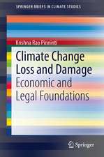 Climate Change Loss and Damage: Economic and Legal Foundations