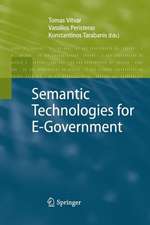 Semantic Technologies for E-Government