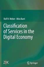 Classification of Services in the Digital Economy