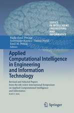 Applied Computational Intelligence in Engineering and Information Technology