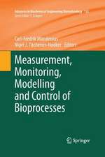 Measurement, Monitoring, Modelling and Control of Bioprocesses