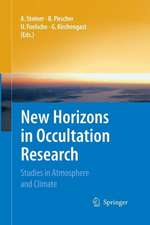 New Horizons in Occultation Research: Studies in Atmosphere and Climate