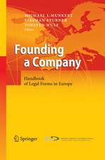 Founding a Company: Handbook of Legal Forms in Europe