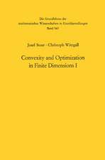 Convexity and Optimization in Finite Dimensions I