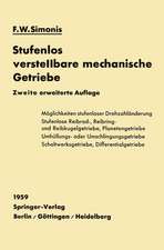 Stufenlos verstellbare mechanische Getriebe