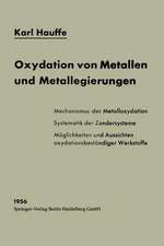 Oxydation von Metallen und Metallegierungen