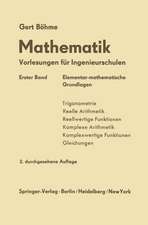 Elementar-mathematische Grundlagen