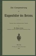 Die Compensirung der Klappenfehler des Herzens: Versuch einer mathematischen Theorie