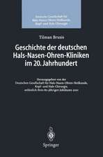 Geschichte der deutschen Hals-Nasen-Ohren-Kliniken im 20. Jahrhundert