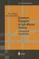 Quantum Transport in Submicron Devices: A Theoretical Introduction