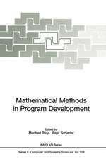 Mathematical Methods in Program Development