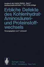 Erbliche Defekte des Kohlenhydrat-, Aminosäuren- und Proteinstoffwechsels