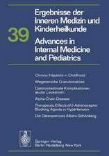 Ergebnisse der Inneren Medizin und Kinderheilkunde/Advances in Internal Medicine and Pediatrics