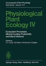 Physiological Plant Ecology IV: Ecosystem Processes: Mineral Cycling, Productivity and Man’s Influence