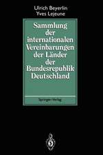 Sammlung der internationalen Vereinbarungen der Länder der Bundesrepublik Deutschland