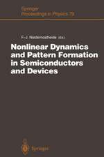 Nonlinear Dynamics and Pattern Formation in Semiconductors and Devices