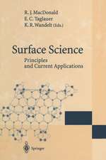 Surface Science: Principles and Current Applications