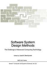 Software System Design Methods: The Challenge of Advanced Computing Technology