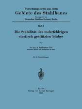 Die Stabilität des mehrfeldrigen elastisch gestützten Stabes: Heft 1