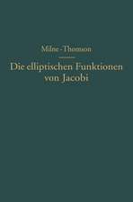 Die elliptischen Funktionen von Jacobi: Fünfstellige Tafeln, mit Differenzen, von sn u, cn u dn u mit den natürlichen Zahlen als Argument, nach Werten von m (= k2) rangiert, nebst Formeln und Kurven