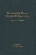 Einführung in die physikalische Chemie der Eisenhüttenprozesse