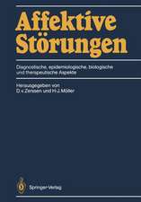 Affektive Störungen: Diagnostische, epidemiologische, biologische und therapeutische Aspekte