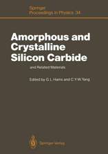 Amorphous and Crystalline Silicon Carbide and Related Materials: Proceedings of the First International Conference, Washington DC, December 10 and 11, 1987