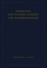 Ergebnisse der Inneren Medizin und Kinderheilkunde