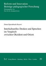 Interkulturelles Denken und Sprechen im Vergleich zwischen Okzident und Orient