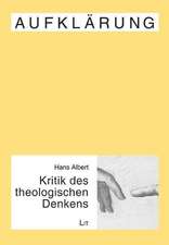 Kritik des theologischen Denkens