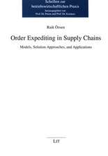 Order Expediting in Supply Chains