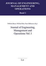 Journal of Engineering, Management and Operations Vol. I