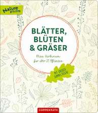 Blätter, Blüten und Gräser