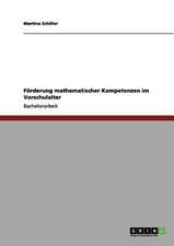 Förderung mathematischer Kompetenzen im Vorschulalter