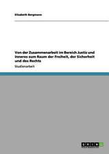 Von der Zusammenarbeit im Bereich Justiz und Inneres zum Raum der Freiheit, der Sicherheit und des Rechts