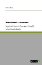 Hermann Hesse "Unterm Rad"