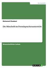 Die Mitschrift im Fremdsprachenunterricht