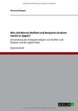 Wie viel Warren Buffett und Benjamin Graham steckt in Apple?