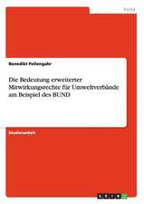 Die Bedeutung erweiterter Mitwirkungsrechte für Umweltverbände am Beispiel des BUND