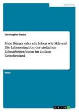 Freie Bürger oder ein Leben wie Sklaven? Die Lebenssituation der einfachen Lohnarbeiter/innen im antiken Griechenland