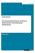 Der Rosenstraßen-Protest als Akt des Widerstandes? Einordnung der Fabrik-Aktion