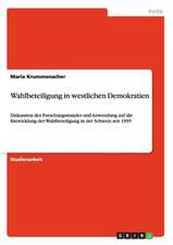 Wahlbeteiligung in westlichen Demokratien